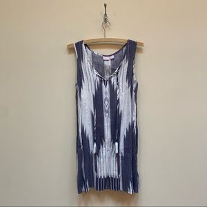 St. Tropez Linen Summer Dress with Ties